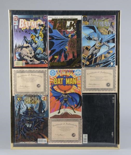 LOT OF 6: VARIOUS BAT MAN COMIC BOOKS             