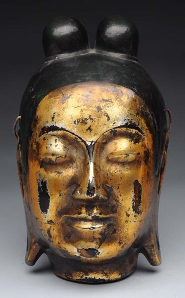 CHINESE LACQUER MASK.                             