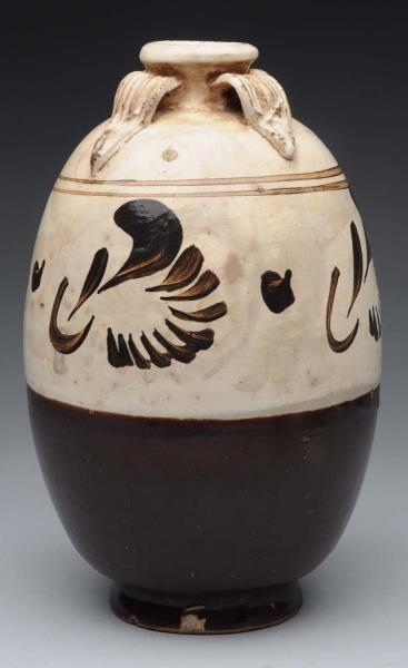 EARLY CHINESE POTTERY VASE.                       
