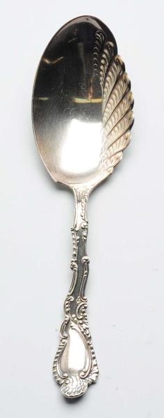 GORHAM SILVER PLATED SERVING SPOON.               