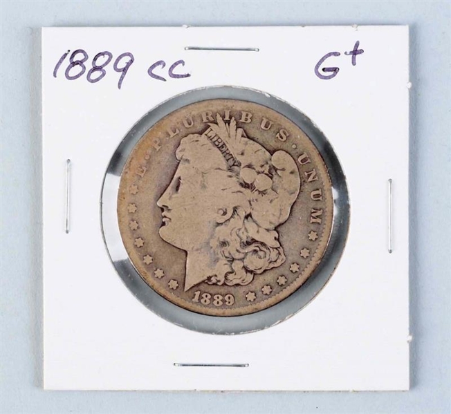 1889 CC SILVER DOLLAR.                            