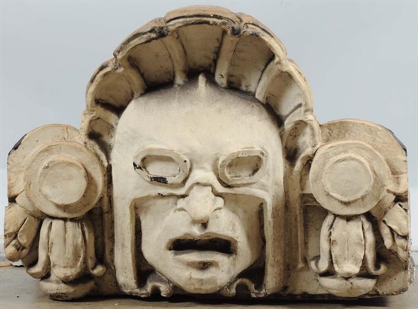 GROUPING OF TERRA COTTA ART DECO MASKED FACES.    