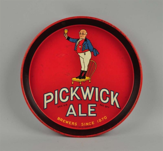 PICKWICK ALE ADVERTISING TRAY.                    