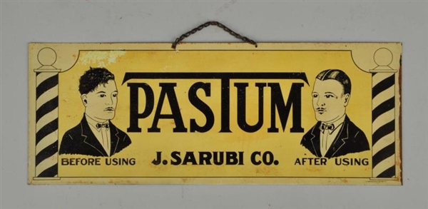 PATSUM BARBER ADVERTISING SIGN.                   
