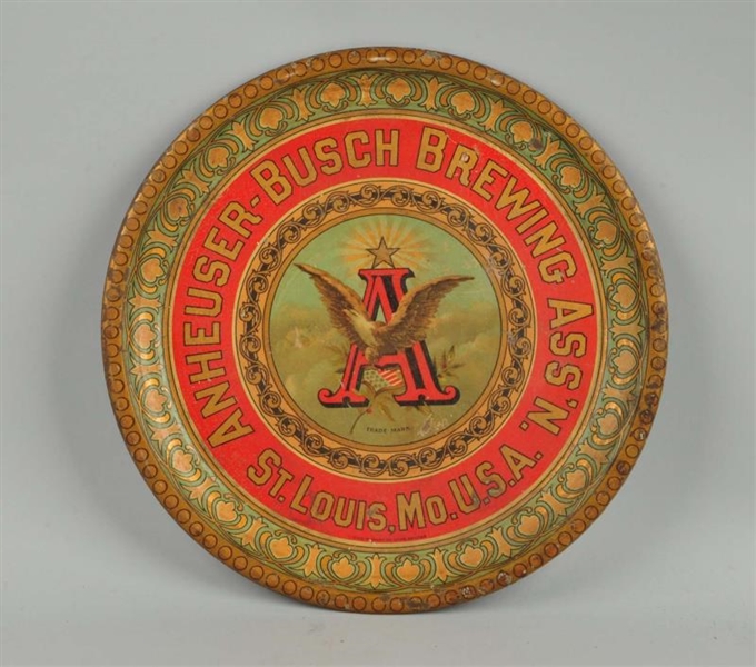 ANHEUSER - BUSCH BEER ADVERTISING TRAY.           