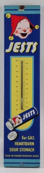 JEST PORCELAIN ADVERTISING THERMOMETER.           