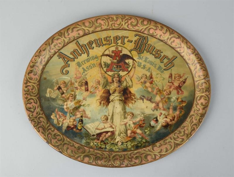 ANHEUSER BUSCH ADVERTISING TRAY.                  