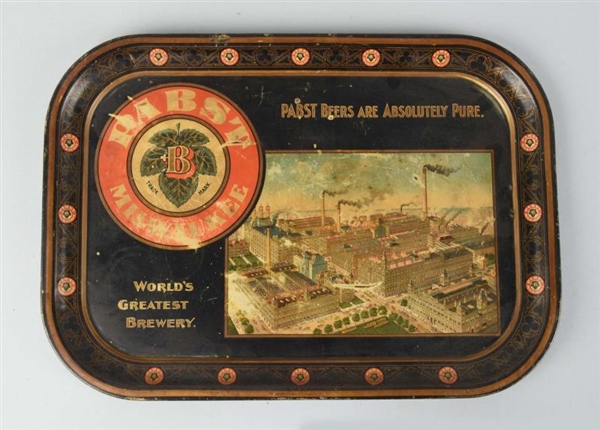 PABST BREWERY ADVERTISING TRAY.                   