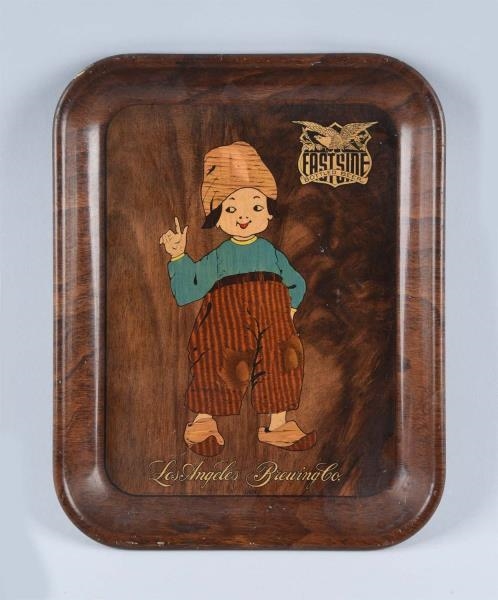 LOS ANGELES BREWING CO. ADVERTISING TRAY.         