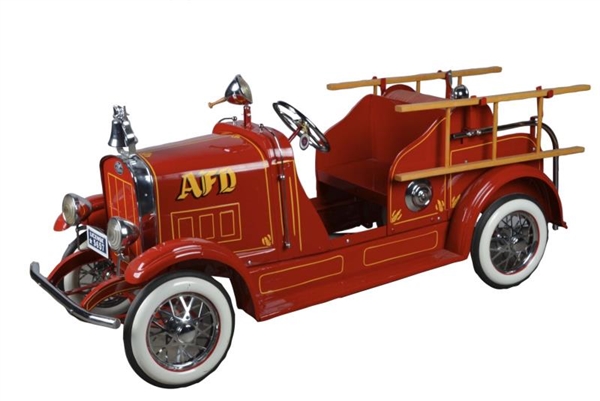 AMERICAN NATIONAL FIRE TRUCK PEDAL CAR            
