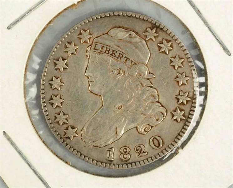 1820 CAPPED BUST COIN.                            