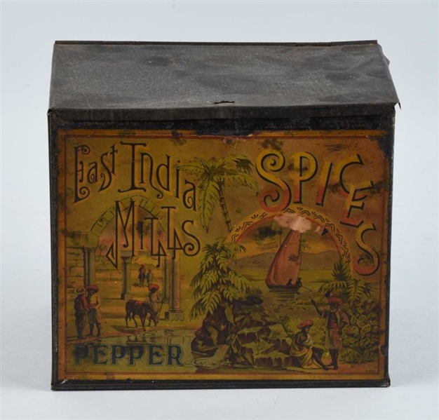 EAST INDIA MILLS PEPPER AND SPICES BOX.           