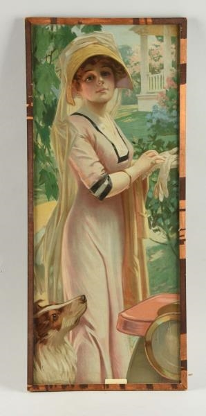 VICTORIAN WOMAN PAPER POSTER.                     