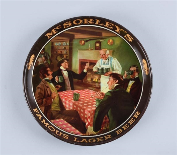 MCSORLEYS FAMOUS LAGER BEER TRAY.                