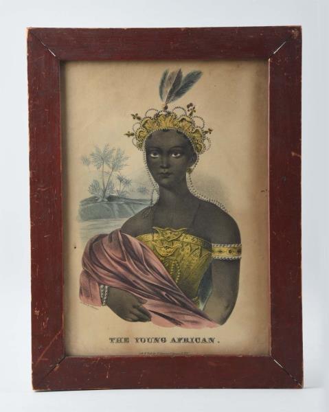 THE YOUNG AFRICAN LITHO PRINT.                    