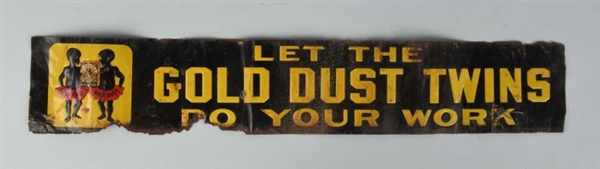GOLD DUST TWINS TIN TACKER SIGN.                  