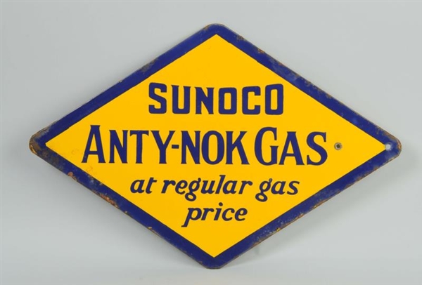 SUNOCO "ANTY-NOC GAS AT REGULAR GAS PRICE" SIGN.  