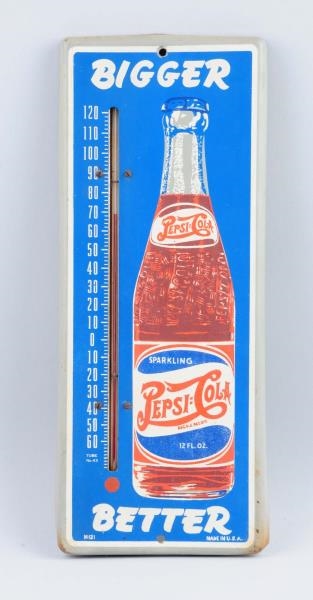 1940S PEPSI COLA DOUBLE DOT THERMOMETER.          