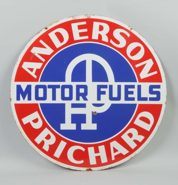 ANDERSON PRICHARD MOTOR FUELS SIGN.               