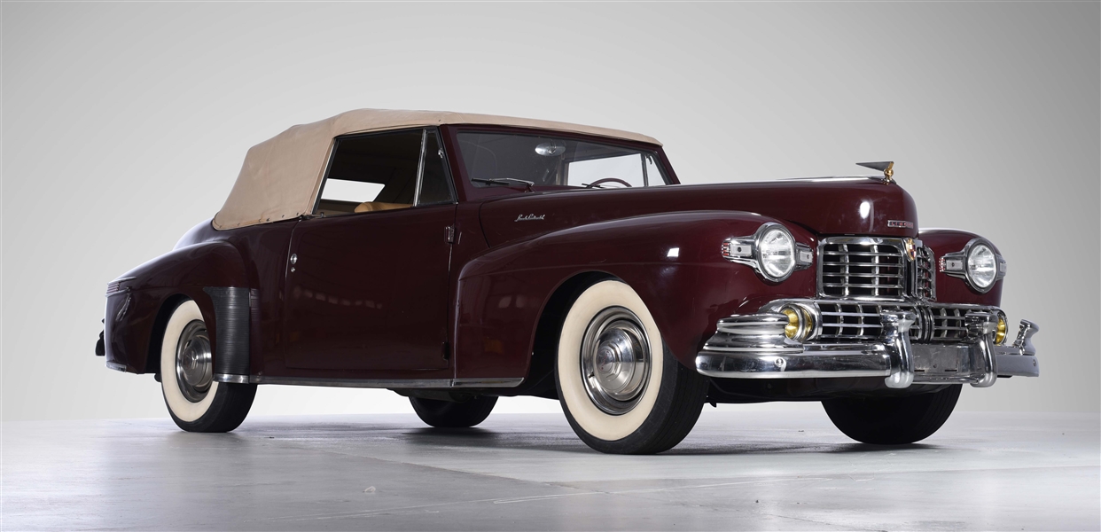1946 LINCOLN CONTINENTAL CABRIOLET.               