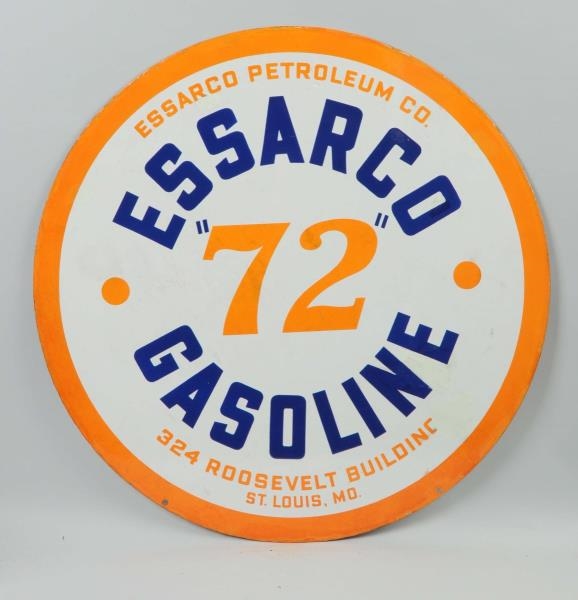 ESSARCO "72" GASOLINE SIGN.                       