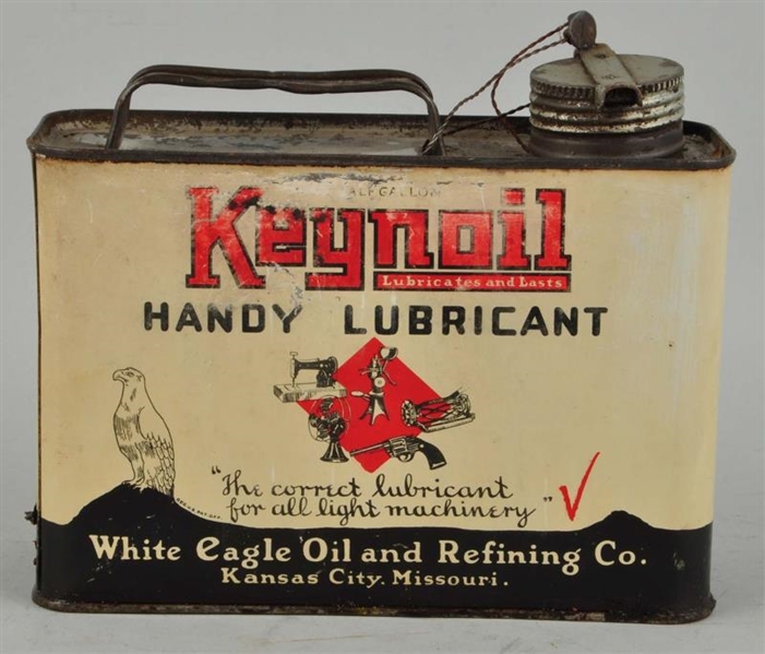 WHITE EAGLE KEYNOIL HANDY LUBRICANT CAN.          