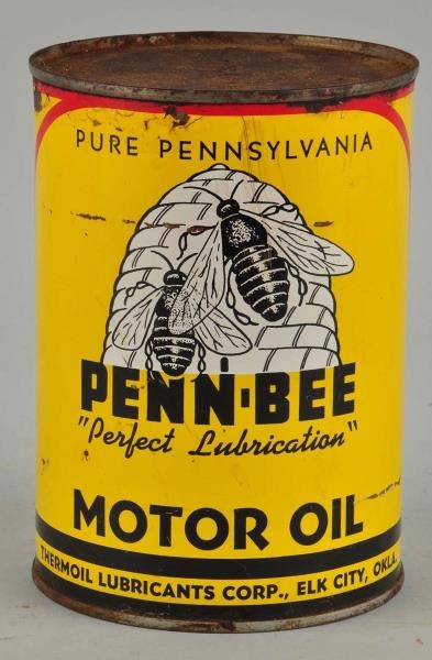 PENN-BEE "PERFECT LUBRICATION" ONE QUART CAN.     
