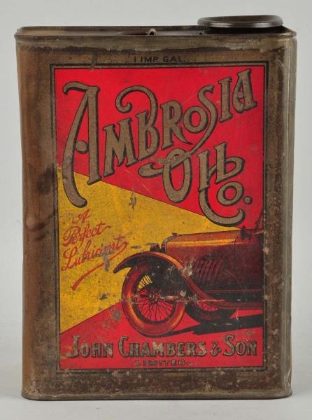 AMBROSIA OIL FOR JOHN CHAMBER & SON CAN.          
