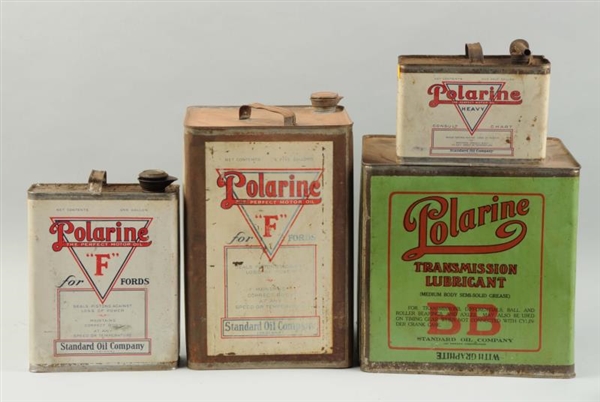 LOT OF 4: POLARINE CANS                           