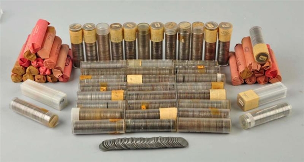 LOT OF 65: ROLLED STEEL CENTS.                    