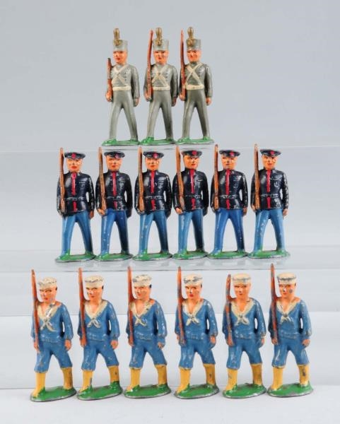 LOT OF 15: BARCLAY SOLDIERS.                      