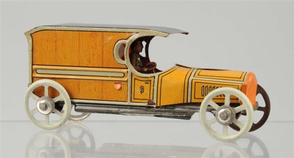 GERMAN TIN LITHO TRUCK PENNY TOY.                 