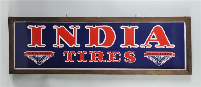 INDIA TIRES WITH LOGOS SIGN.                      