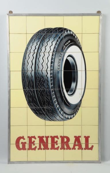 GENERAL TIRES "JET-AIR" WITH NICE GRAPHICS SIGN.  