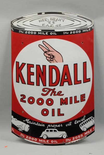 KENDALL "THE 2000 MILE OIL" WITH NICE GRAPHICS.   