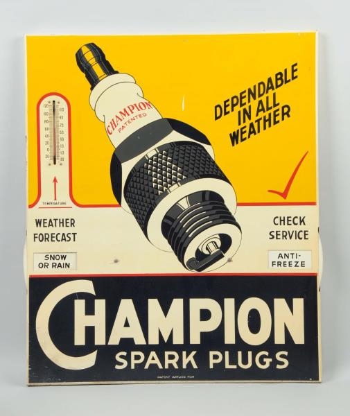 CHAMPION SPARK PLUGS THERMOMETER.                 