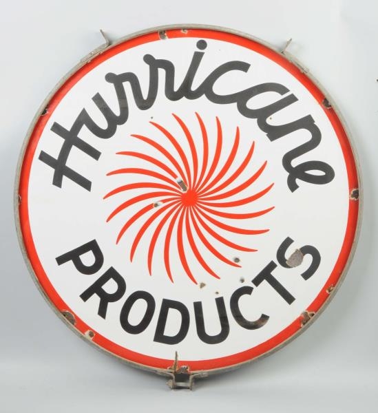 HURRICANE PRODUCTS WITH LOGO SIGN.                