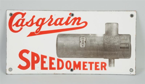 CASGRAIN SPEEDOMETER WITH IMAGE SIGN.             