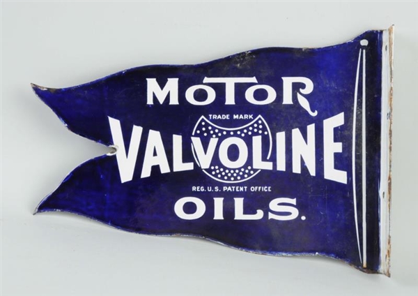 VALVOLINE MOTOR OIL WITH LOGO SIGN.               