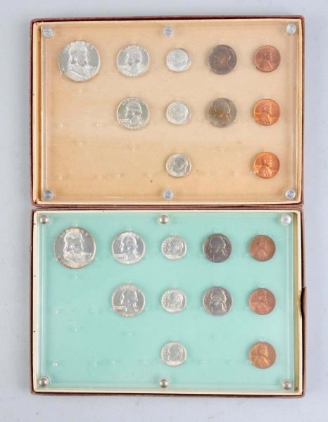 LOT OF 2: 1955 MINT SET IN CASES.                 