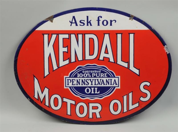 ASK FOR KENDALL MOTOR OILS WITH SEAL LOGO SIGN.   