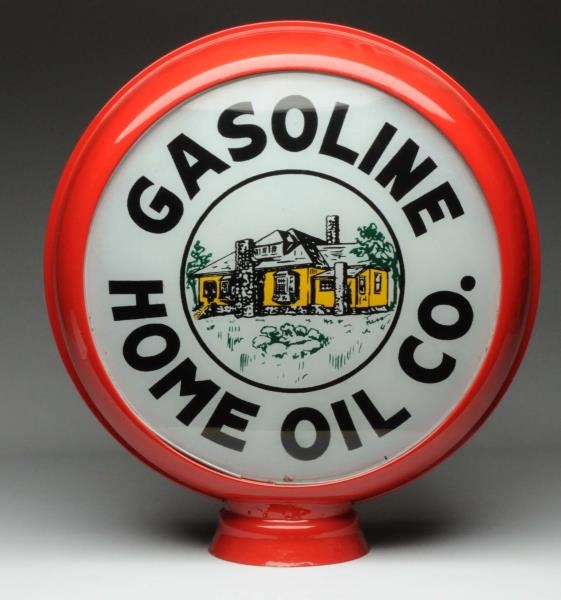 HOME OIL CO. GASOLINE 15" SINGLE LENS.            