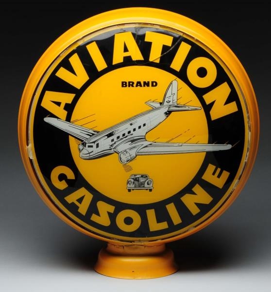 AVIATION GASOLINE WITH DC-3 15" SINGLE LENS.      