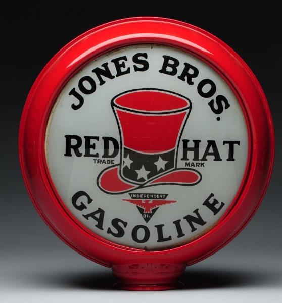 RED HAT JONES BROS. GASOLINE  11-1/2" LENSES.     