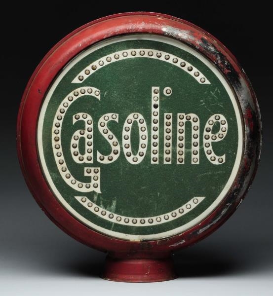 BIG "G" GASOLINE 15" SINGLE PERFORATED METAL LENS.
