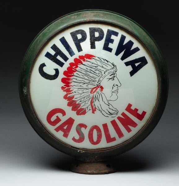 CHIPPEWA GASOLINE WITH INDIAN 15" LENSES NOT FIRED