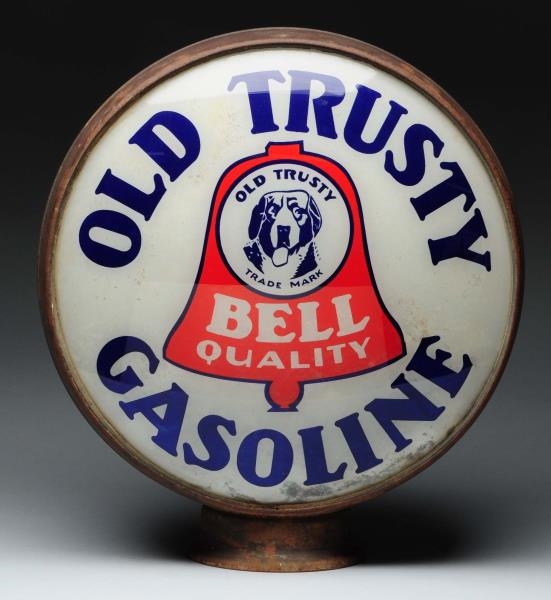 OLD TRUSTY BELL QUALITY GASOLINE 15" LENSES.      