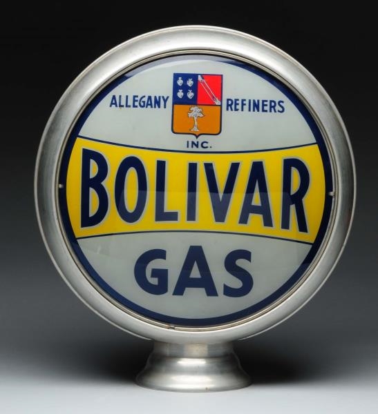 BOLIVAR GAS WITH LOGO 13-1/2" LENSES.             