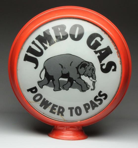 JUMBO GAS WITH ELEPHANT 15" LENSES.               