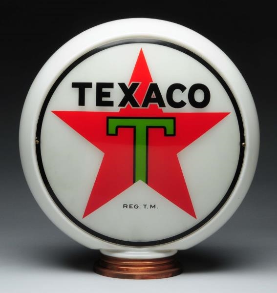 TEXACO (BLACK T) STAR LOGO 13-1/2" LENSES.        